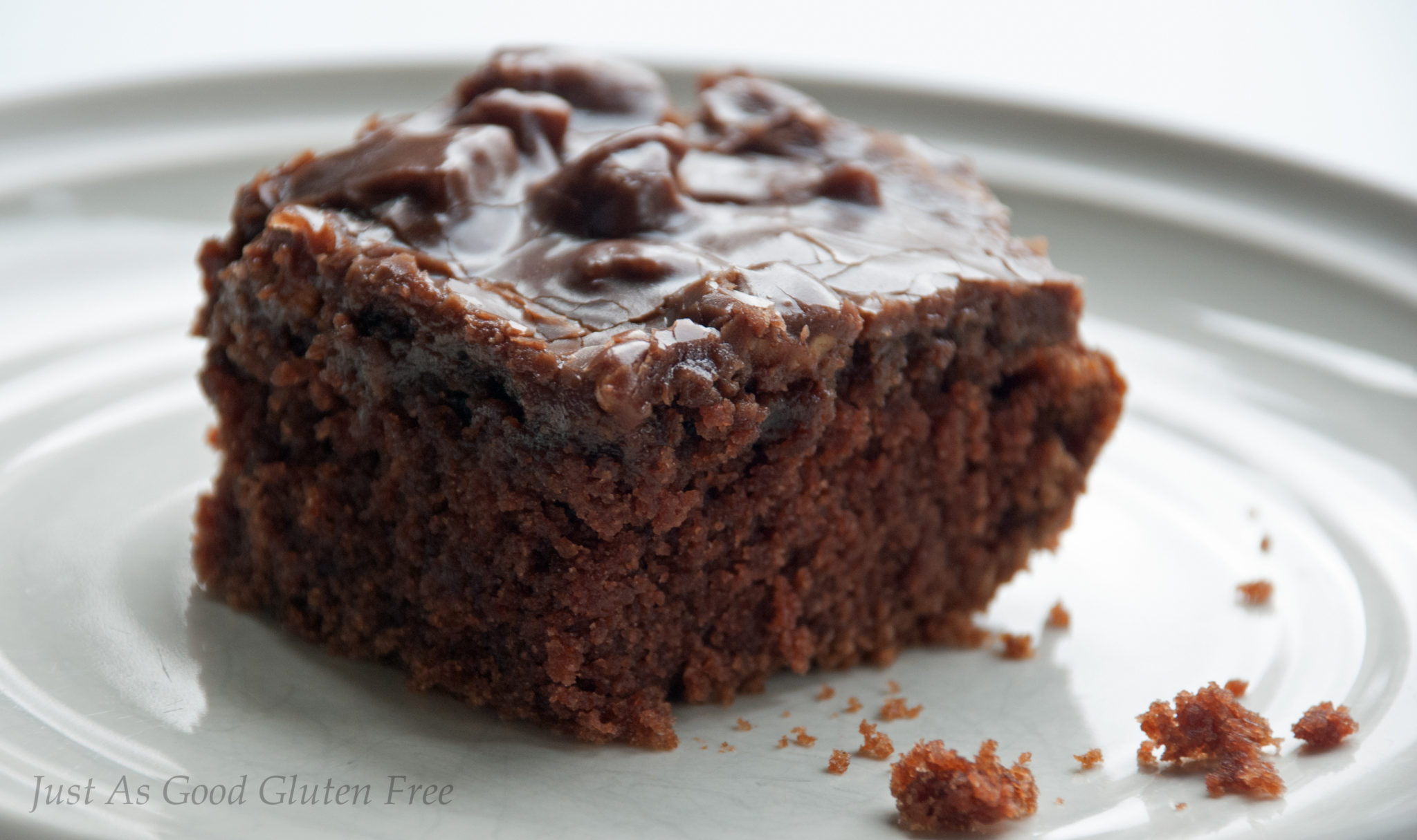 Gluten Free Chocolate Sheet Cake - Just As Good