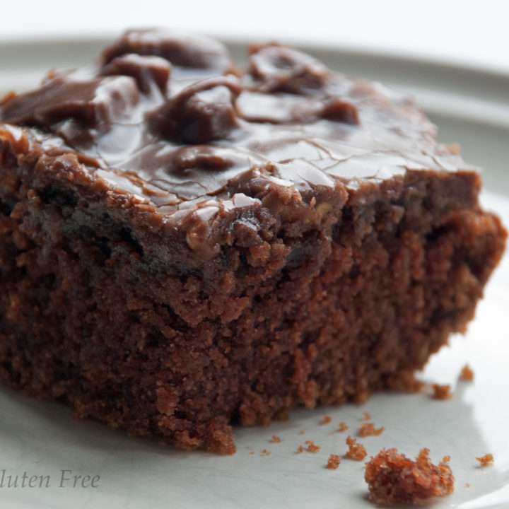 Gluten Free Chocolate Sheet Cake - Just As Good